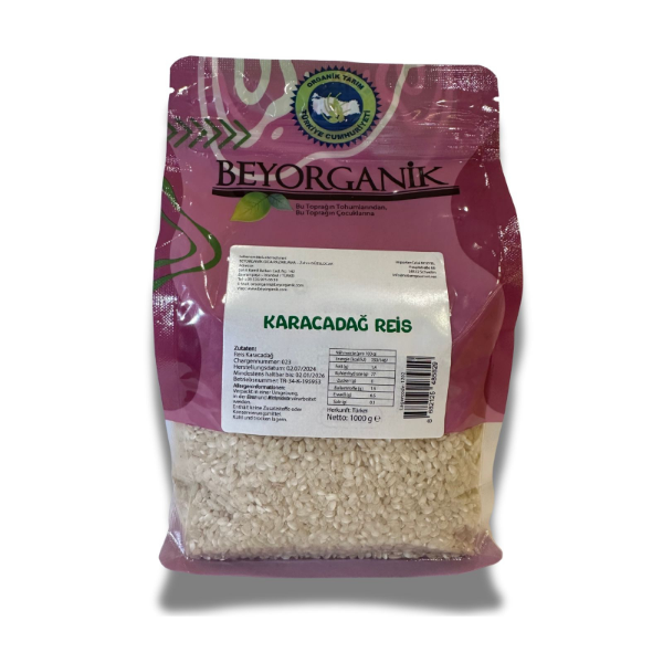 Bio-Reis Karacadağ 1 kg (PESTIZID- UND AFLATOXINANALYSE) Beyorganik Karacadağ Pirinç