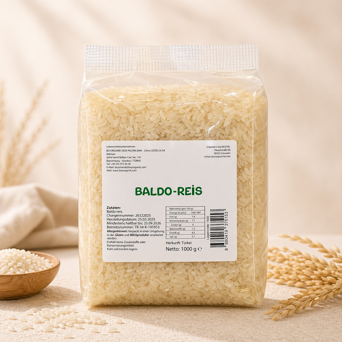 BİO BALDO REIS – BEYORGANIK BALDO PİRİNÇ