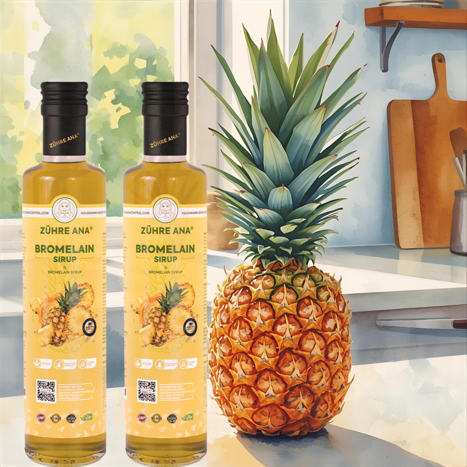 Zühre Ana Bromelain 2 Stück