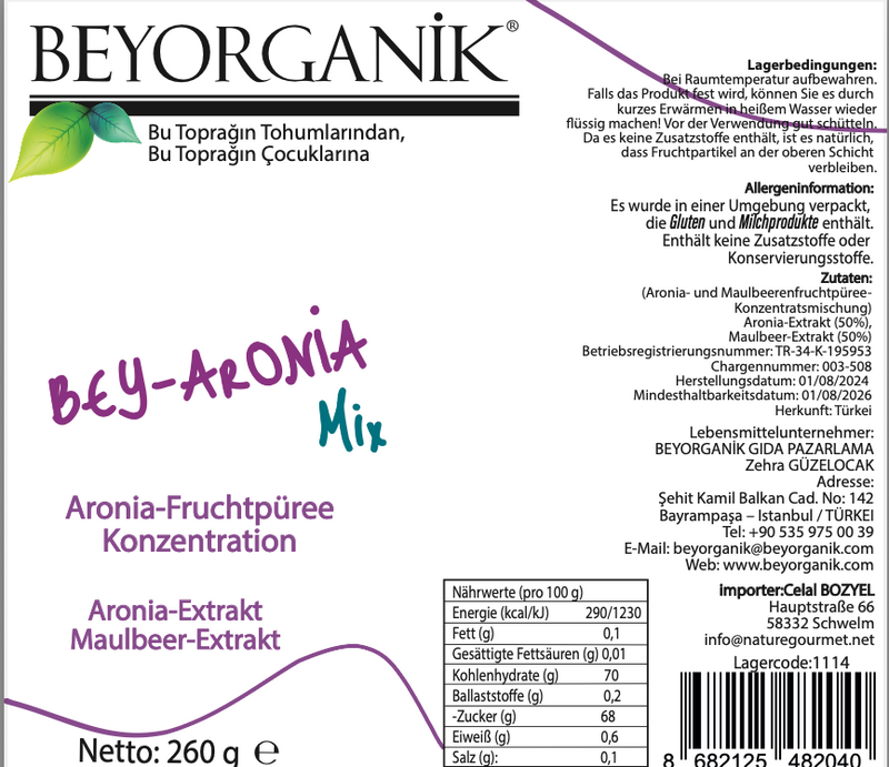 Beyorganik - Organik Aronia Mix