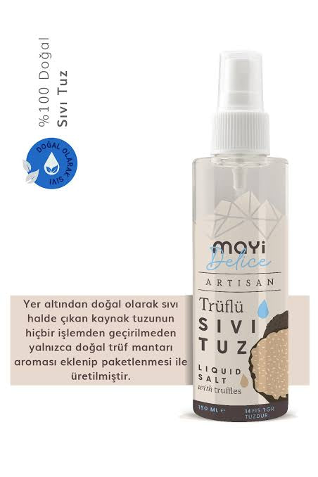 Mayi Salzspray - Flüssiges Sprühsalz mit Trüffel - 150 ml