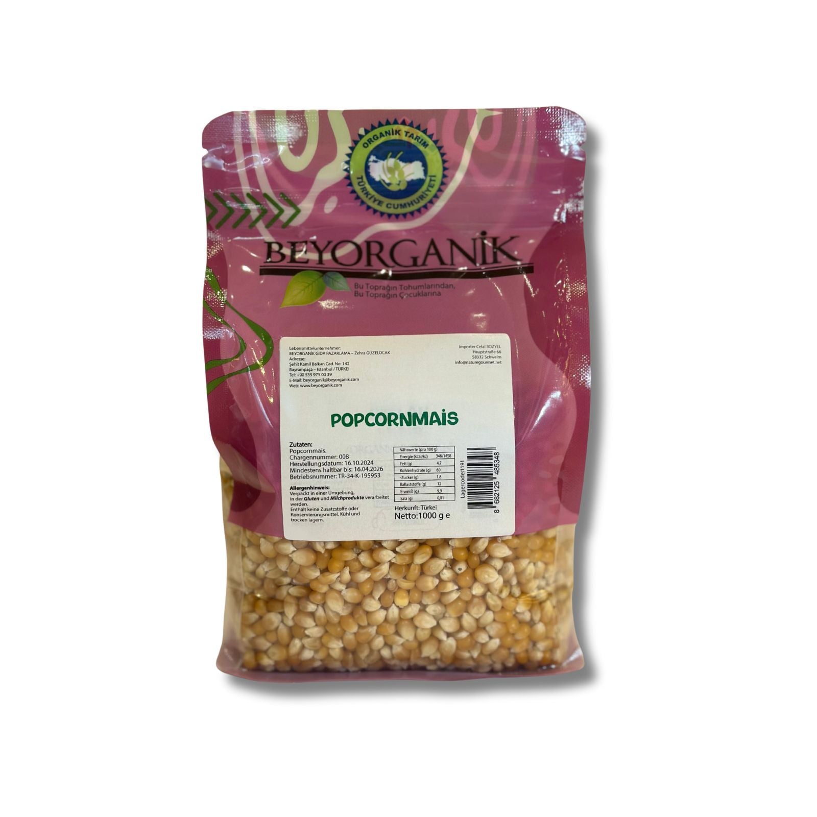 5-Teiliges Getreide-Set (5 × 1 kg) – Beyorganik  5'li tahıl Seti