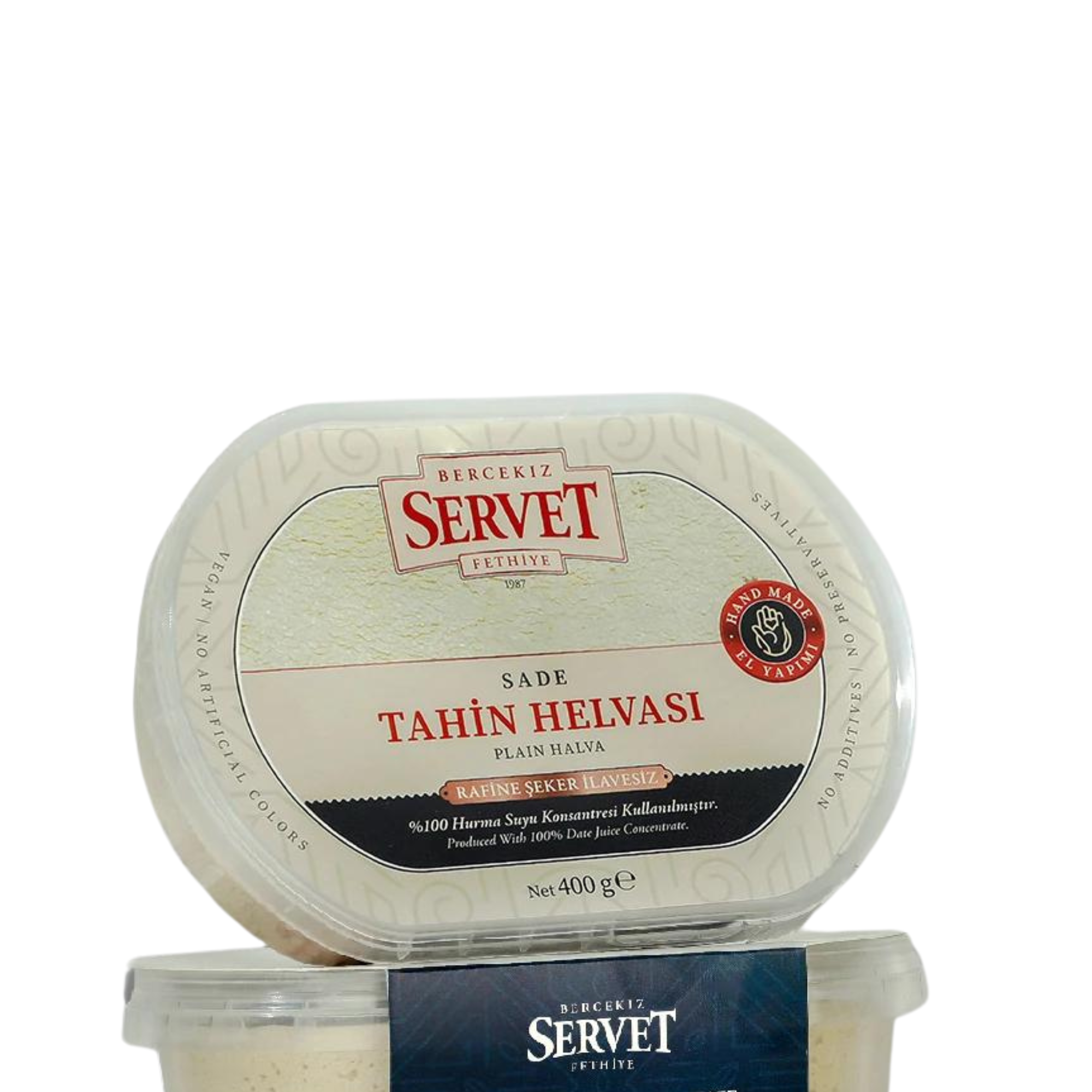 Servet Ohne Zucker Tahini - Reine Tahini-Halva 400 g (MHD: 03.2025)