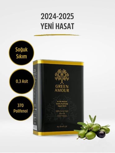 Green Amour 100% Extra Virgin Olivenöl 3 L