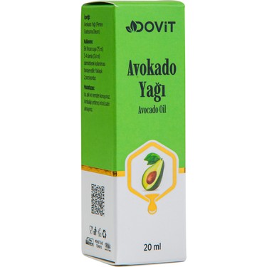 DOVIT Avocadoöl 20 ml – Natürliches Pflegeöl für Haut & Haare
