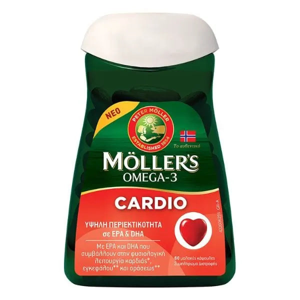 Möller’s Omega-3 Cardio – 60 Kapseln