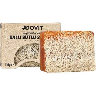 Kürbis-Fasern-Seife mit Honig und Milch 110g