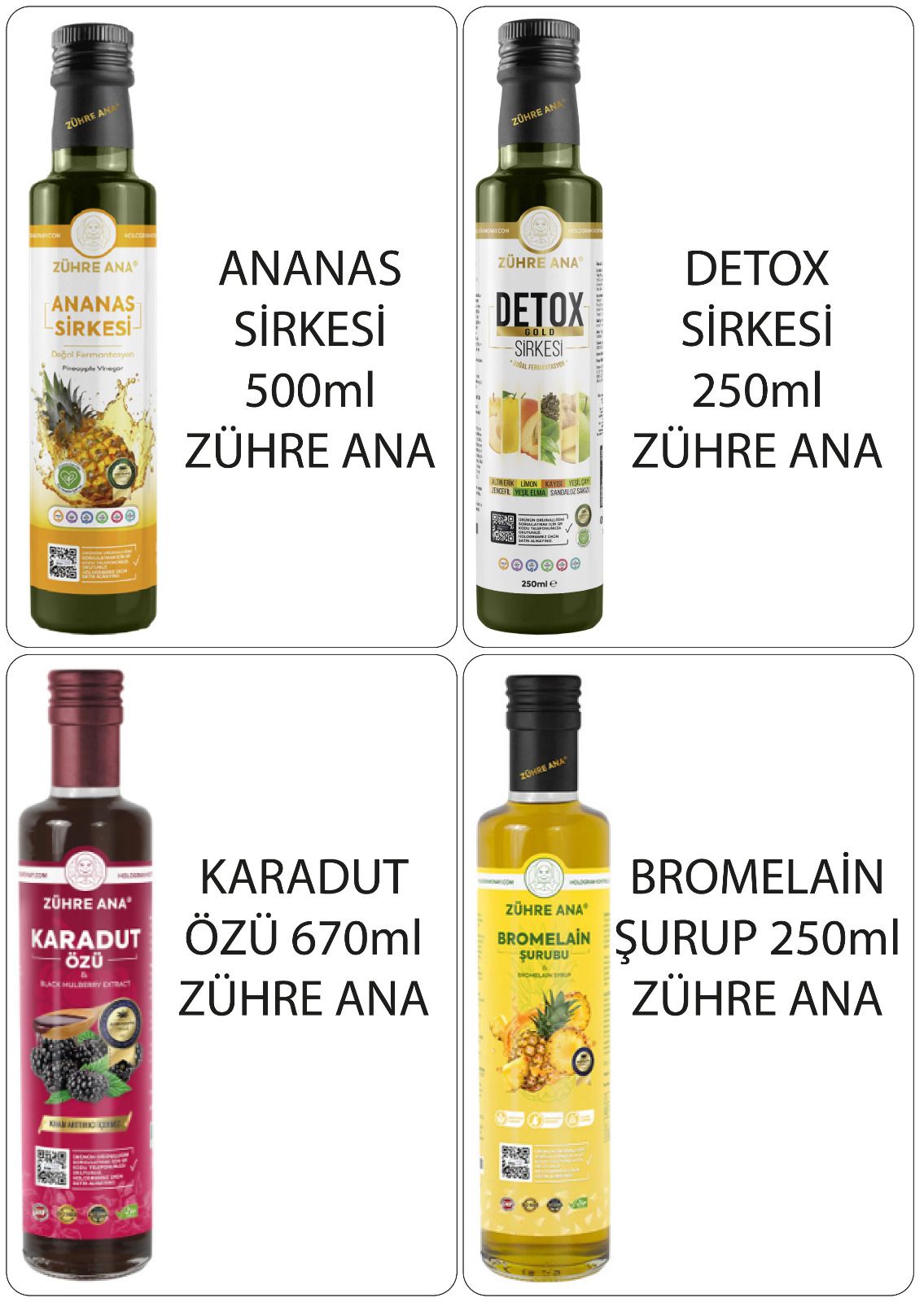 Zühre Ana Sirup 4lüsü