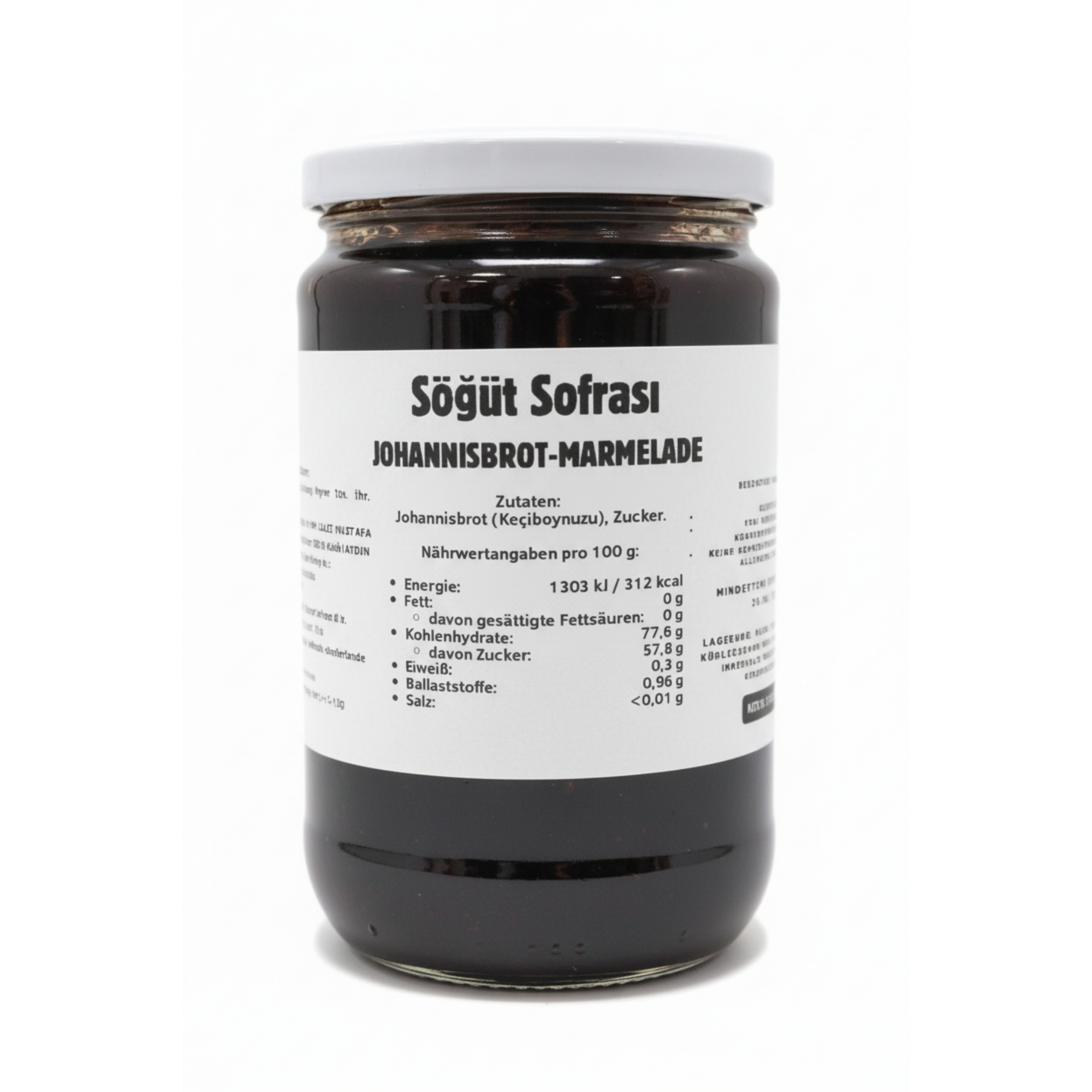 Söğüt Sofrası - Johannisbrotmarmelade 700 g