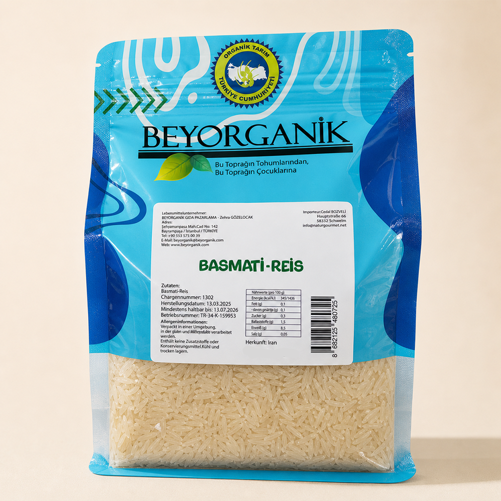 Bio Basmati Reis - Beyorganik Basmati Pirinç