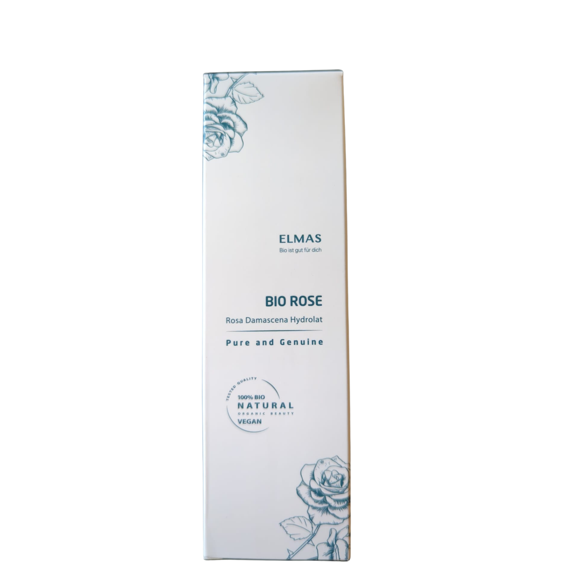 ELMAS Bio Rosenwasser – Rosa Damascena Hydrolat 100% BIO – NATÜRLICH – VEGAN
