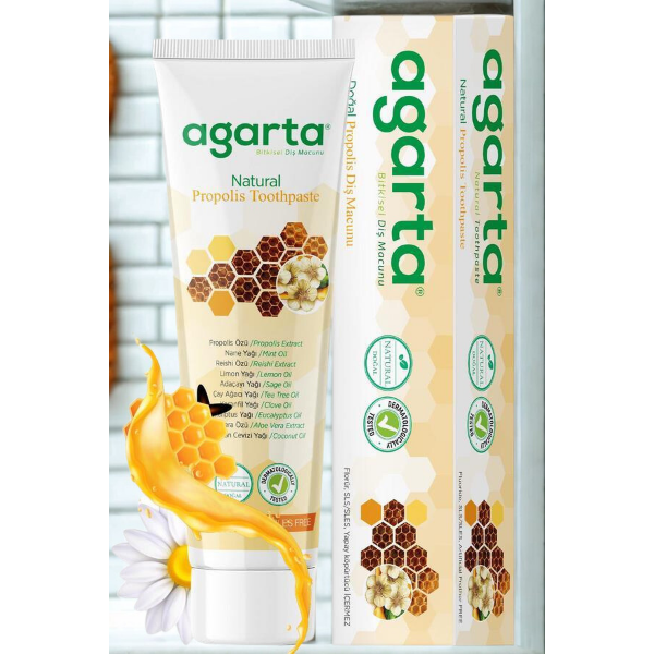 Propolis Zahnpasta – Natürliche Zahnpasta mit Propolis | Agarta 100 ml