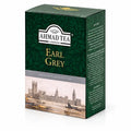 Ahmad Tea Earl Grey 500 g, aromatischer Schwarztee in der originalen Ahmad Tea Verpackung mit grünem Design auf weißem Hintergrund.