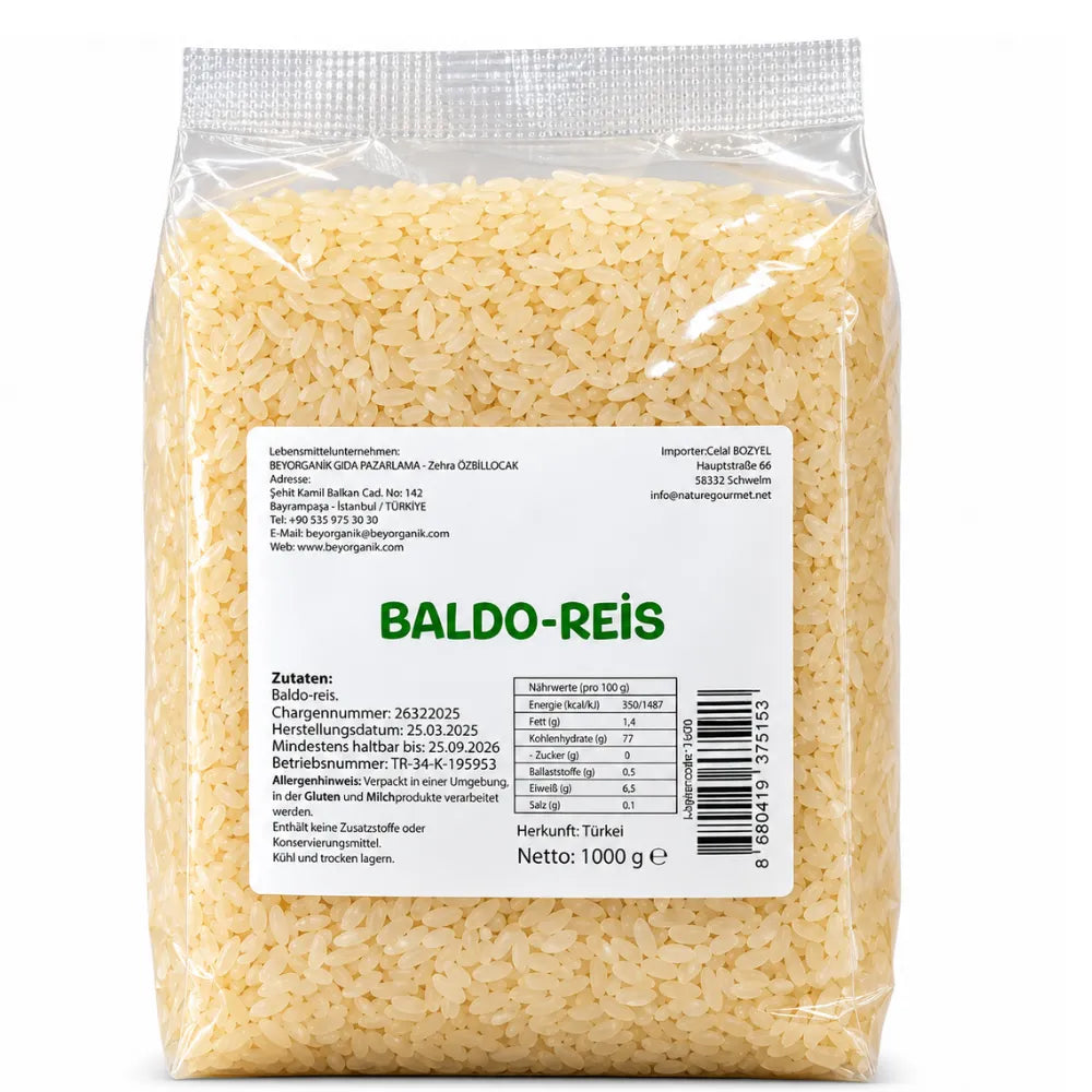 ORGANİK BALDO PİRİNÇ 1000 gr – BEYORGANİK BALDO PİRİNÇ