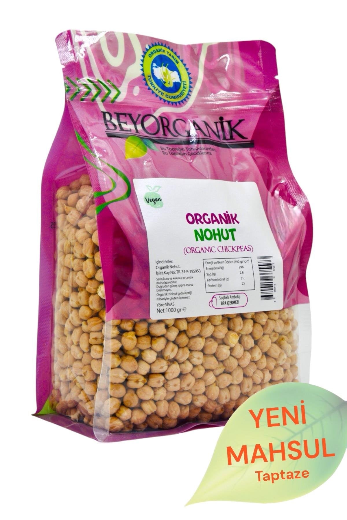 Beyorganik Nohut 1 kg