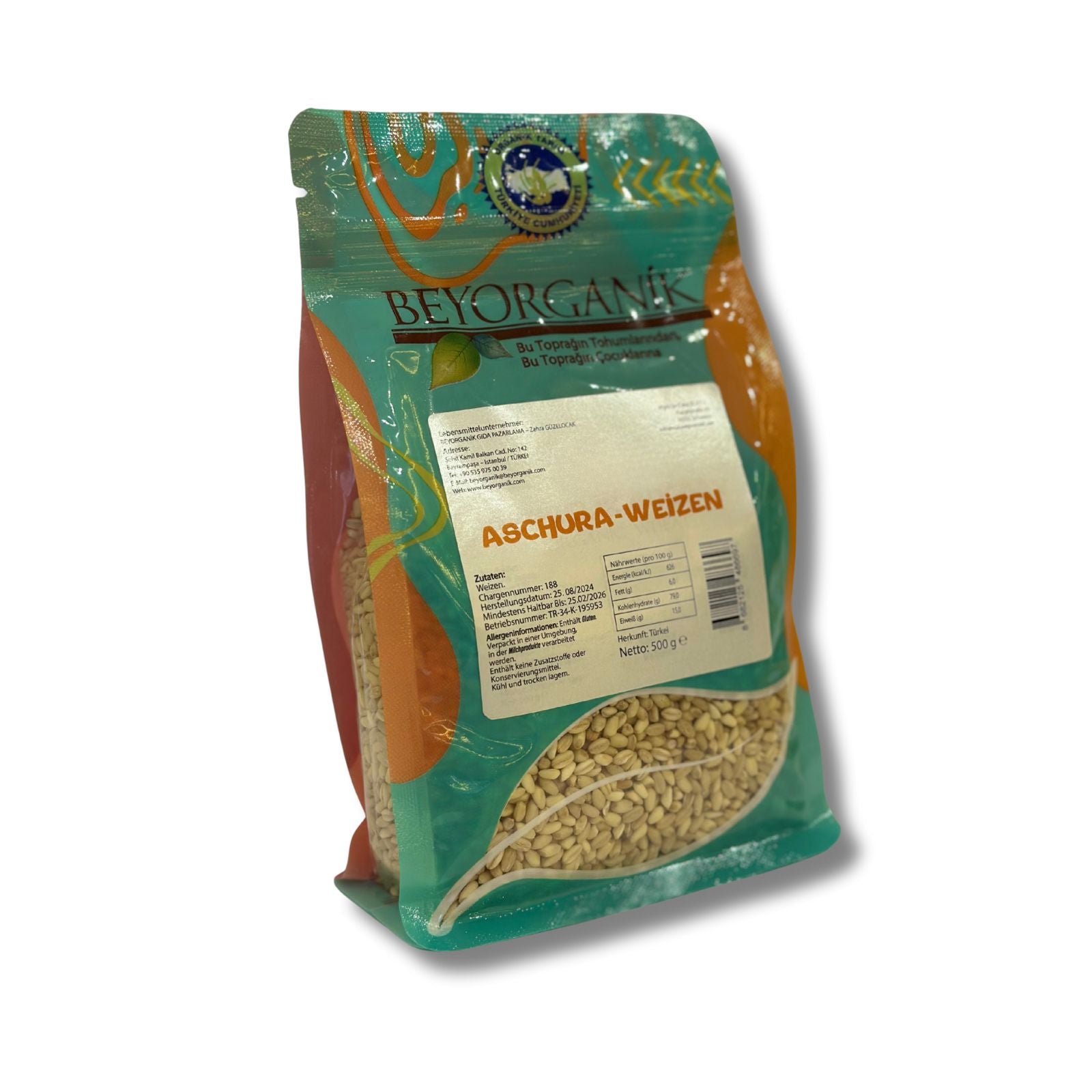 Beyorganik Bio Aşurelik Buğday  500g -  Weizengrütze