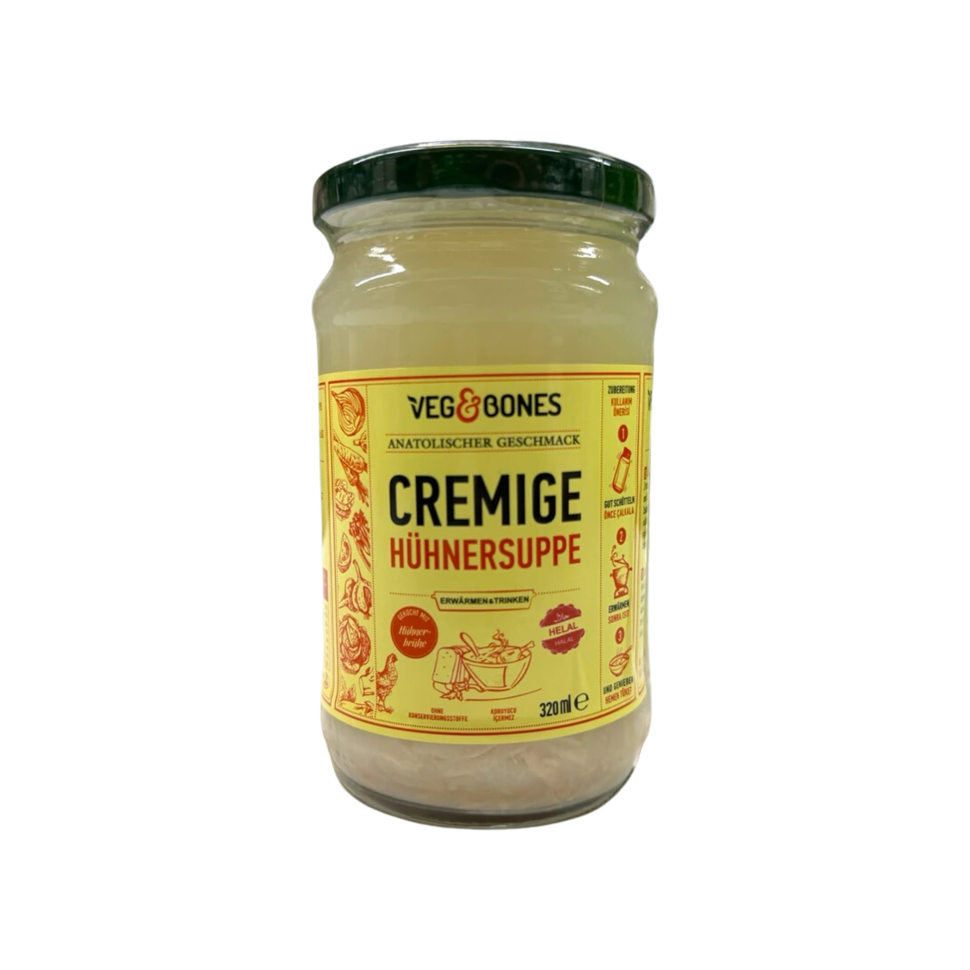 Cremige Hühnersuppe - Veg & Bones - 320 ml