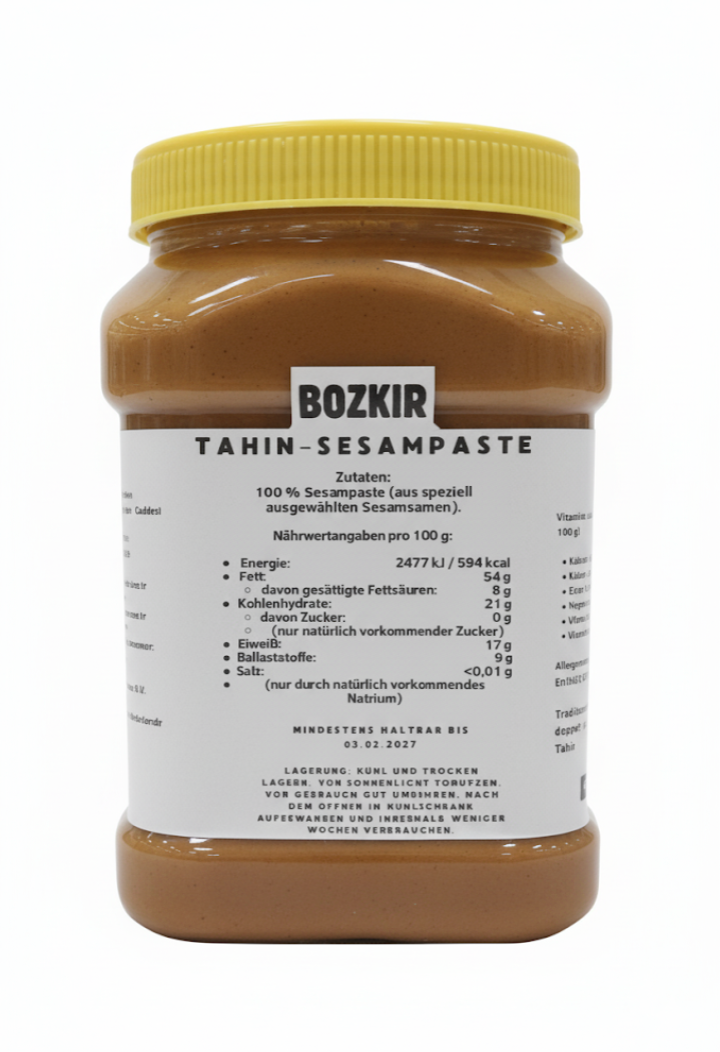 Doppelt Gerösteter Bozkır Tahin – 935 g