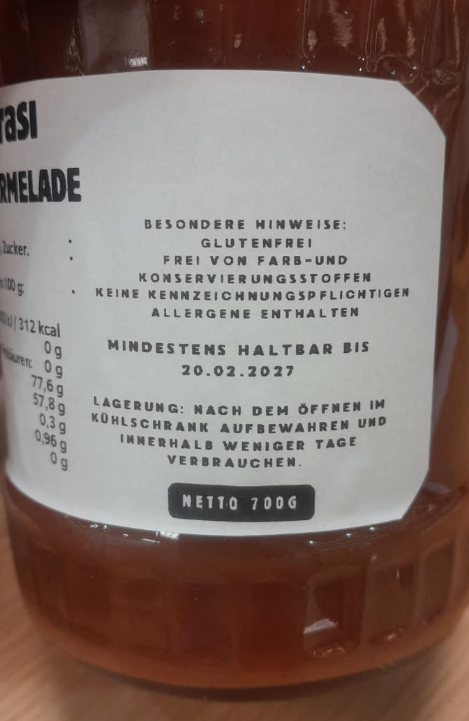 Söğüt Sofrası Hagebutten marmelade 700 g