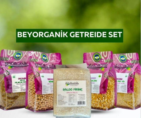 5-Teiliges Getreide-Set (5 × 1 kg) – Beyorganik  5'li tahıl Seti