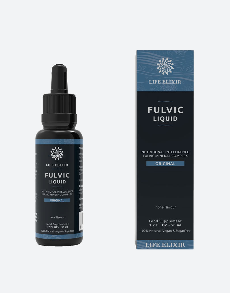 Life Elixir Fulvic Liquid 50 ml – Fulvinsäure Tropfen Nahrungsergänzung