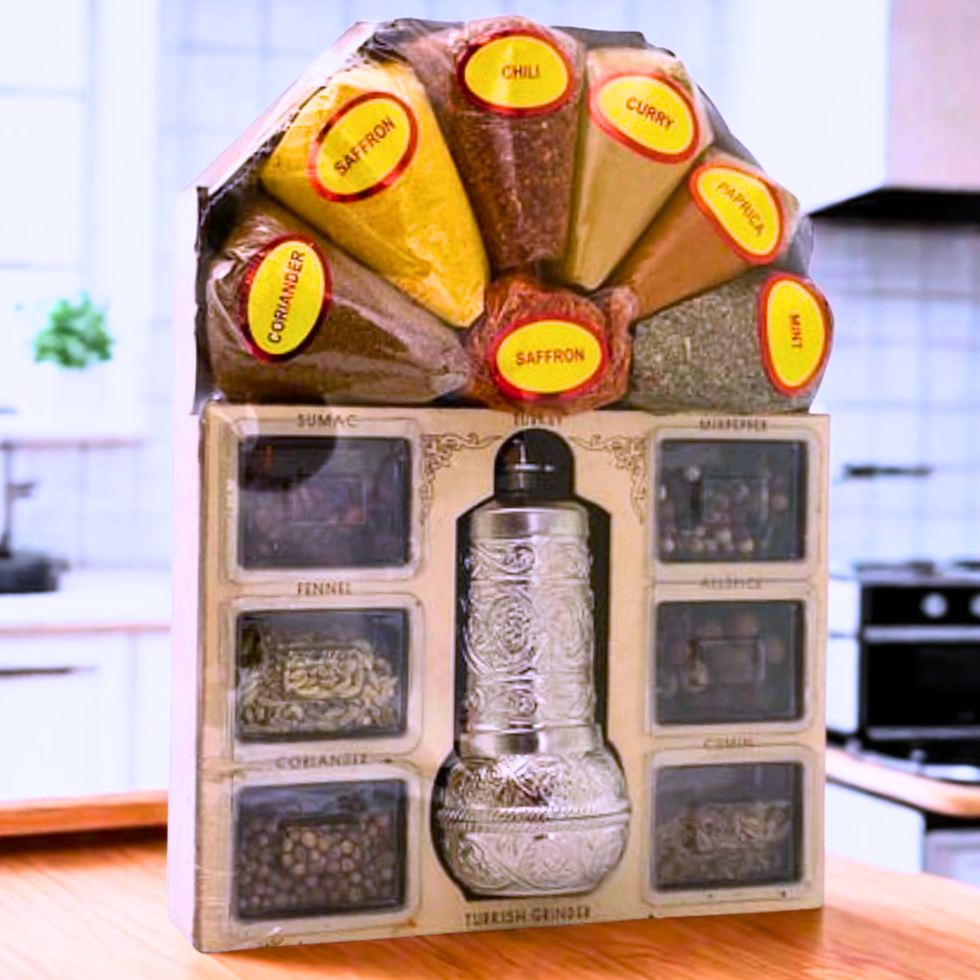 Gewürzset mit Mühle (Orientalisch)