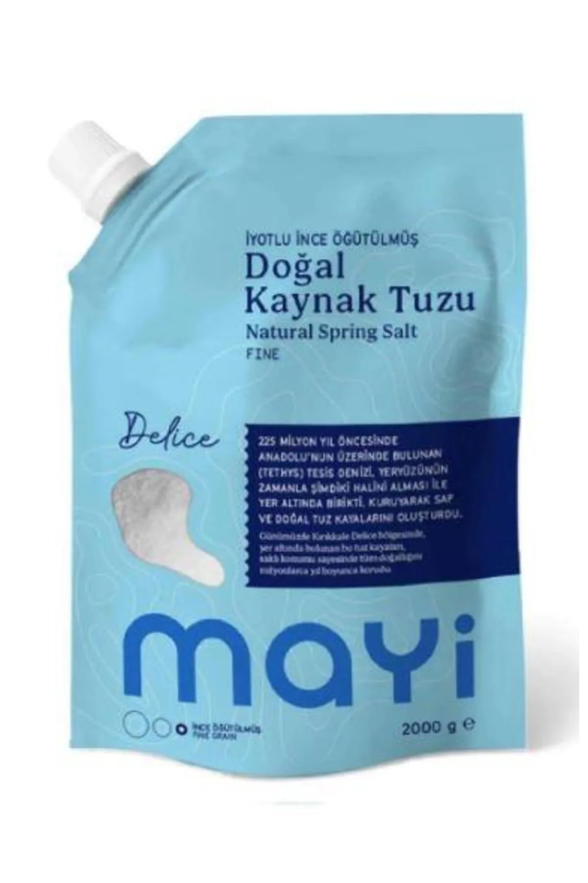 Mayi Tuz - İnce öğütülmüş doğal ter tuzu 2 kg