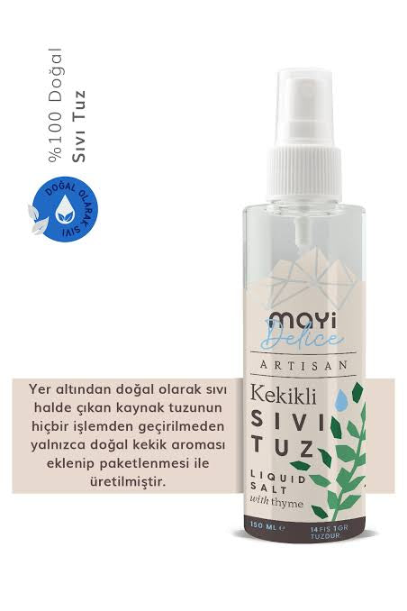 MAYI - Kekikli Sıvı Tuz 150 ml