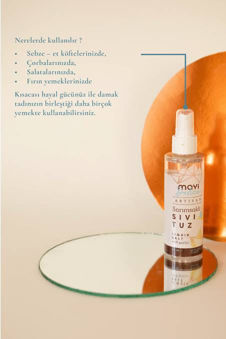 MAYI Tuz - Sarımsaklı Sıvı Tuz - 150 ml