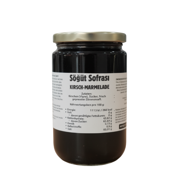 El Yapımı Katkısız Vişne Reçeli - 750gr