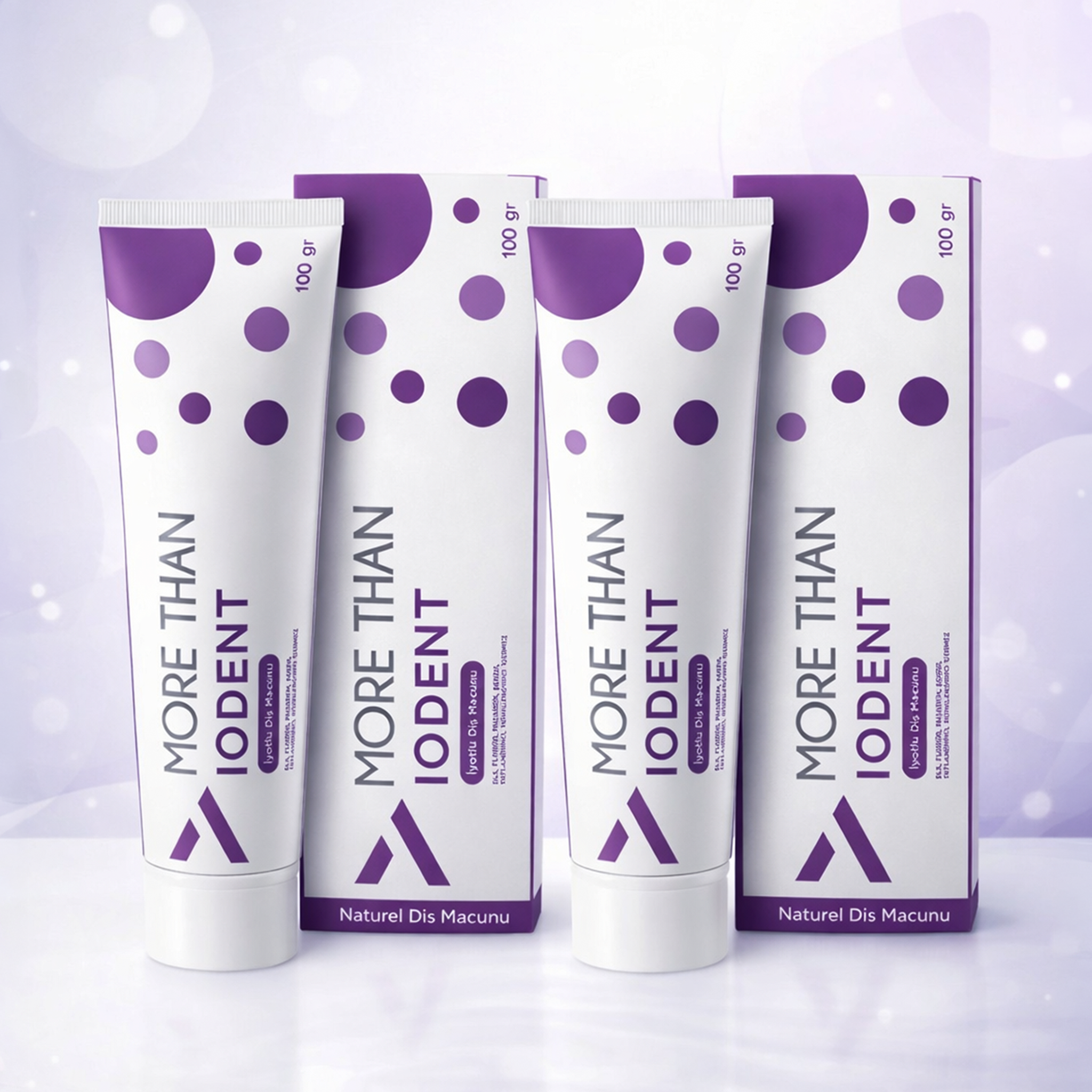 More Than Iodent – Natürliche Zahnpasta ohne Fluorid- 100 g - (2 Stück)