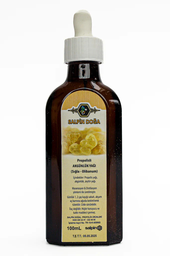 Salpin Doğa Weihrauchöl mit Propolis – Natürliches Olibanum Öl – 100 ml