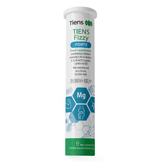 Tiens Magnesium Bisglycinat – Fizzy Forte Brausetabletten