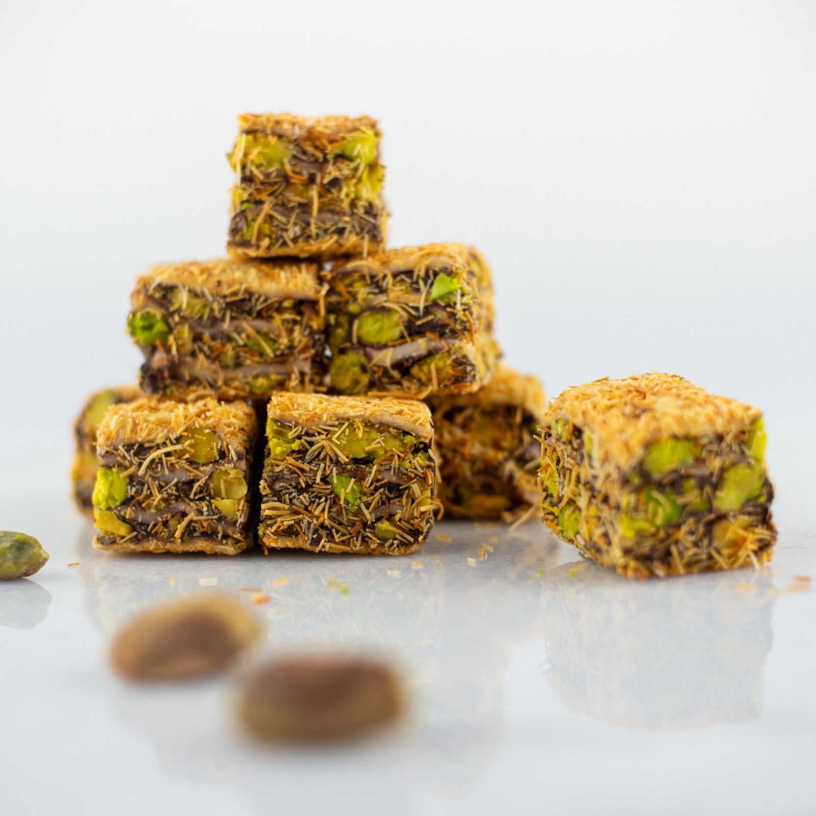 Türkisch Delight Kadayif Pistazien Baklava Scheibe 250 g