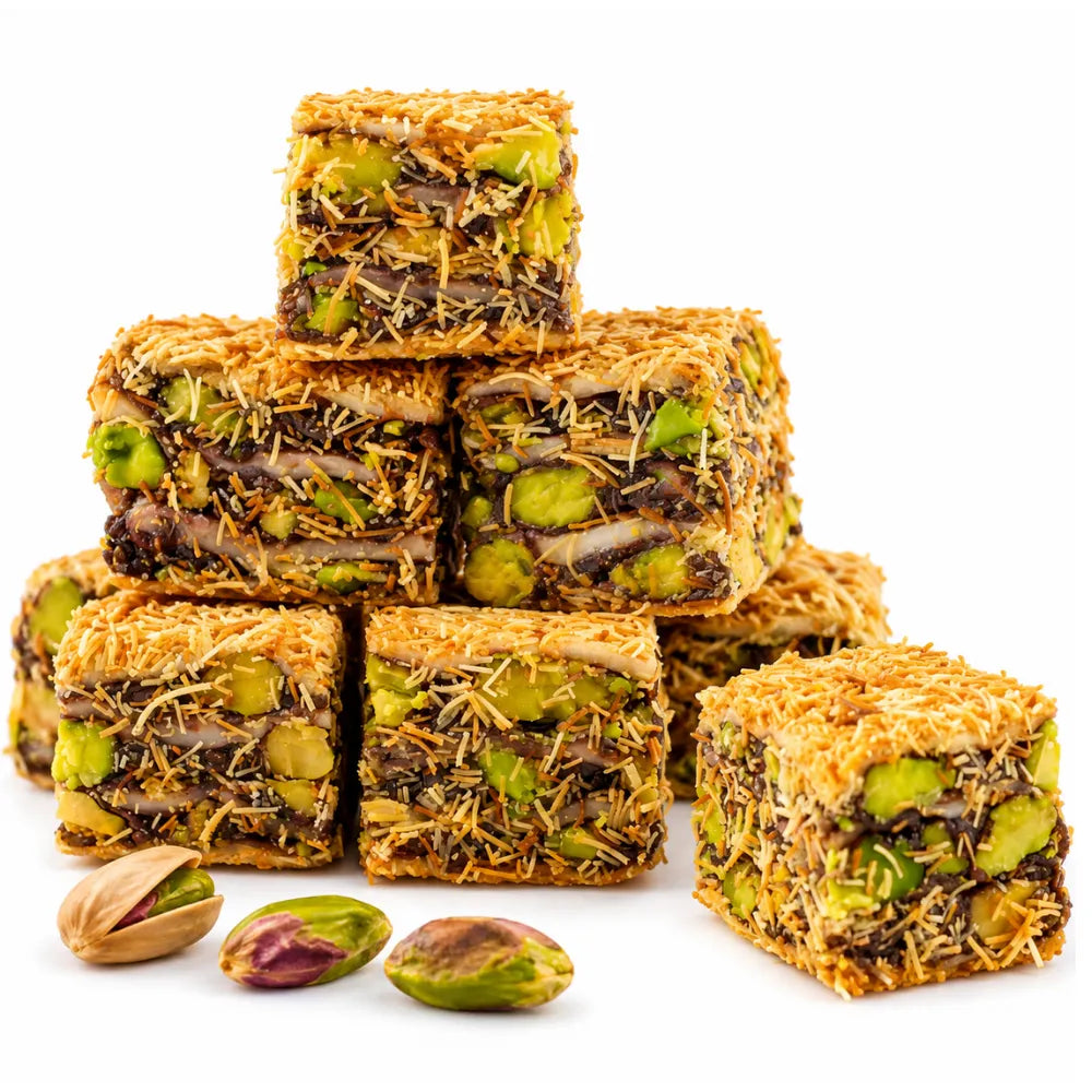 Türk Lokumu Kadayıflı Antep Fıstıklı Baklava Dilimi – 250 g 