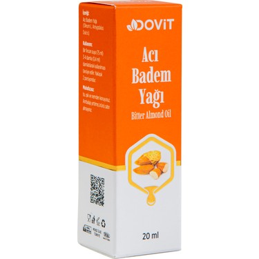 DOViT Bittermandelöl 20 ml – %100 Naturreines Öl