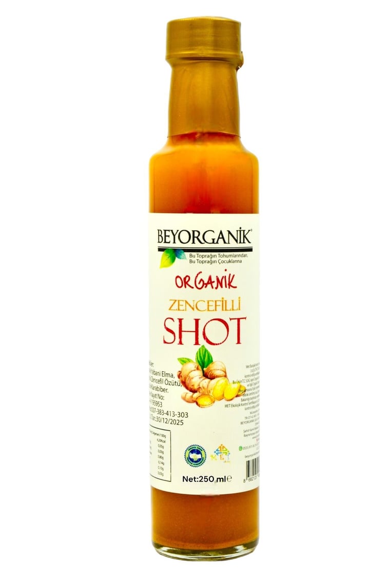 Beyorganik Bio Ingwer Shot 250 ml - MHD: 08.2026