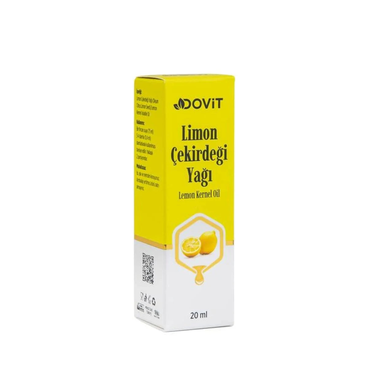 Dovit Zitronenkernöl 20 ml – Natürliches Öl für Haut, Haare & Gesicht