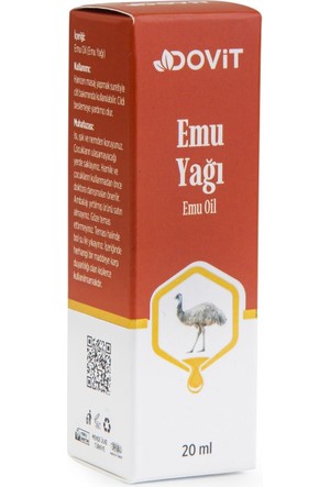 Dovit Emu-Öl 20 ml / Dovit Emu Yağı – Natürliche Pflege & Aroma