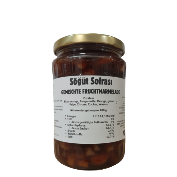 Söğüt Sofrası gemischte Fruchtmarmelade 750 g