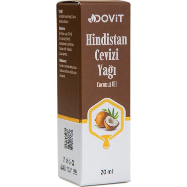 DOViT Kokosöl 20 ml (Coconut Oil) – 100% Naturrein