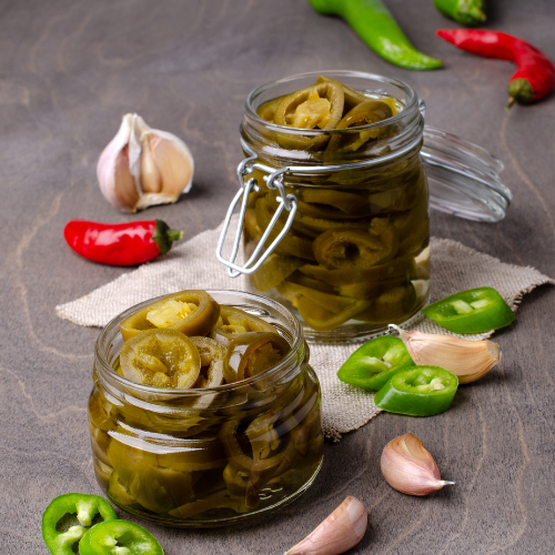 Hausgemachte Eingelegte Jalapenos 1 kg