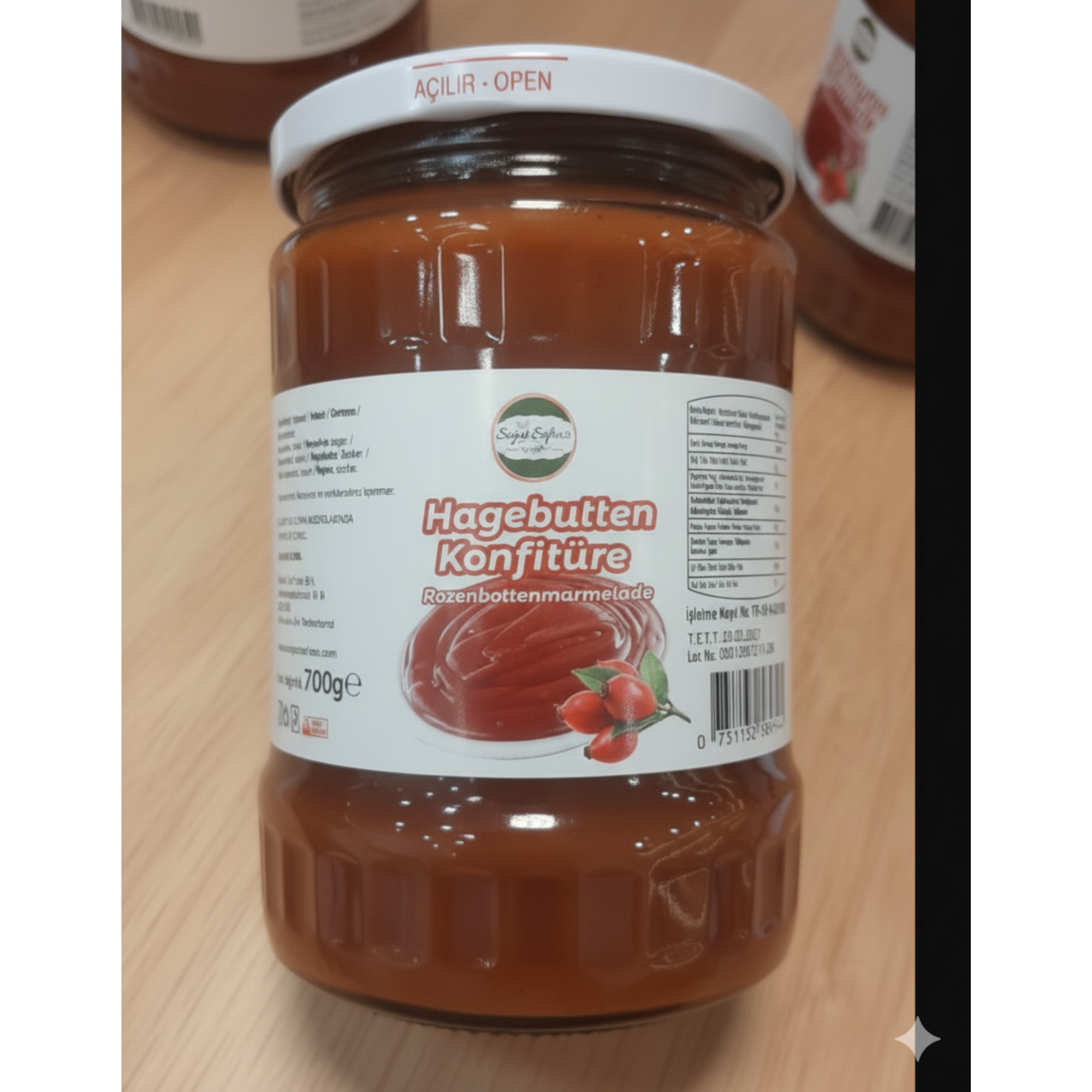 Söğüt Sofrası Hagebutten marmelade 700 g