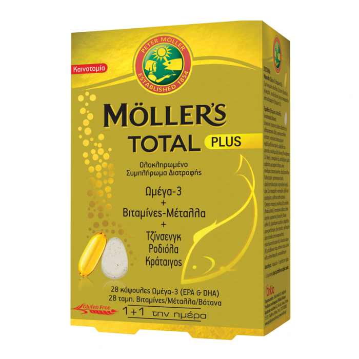 Moller's Total Plus – 28 Tabletten und 28 Kapseln