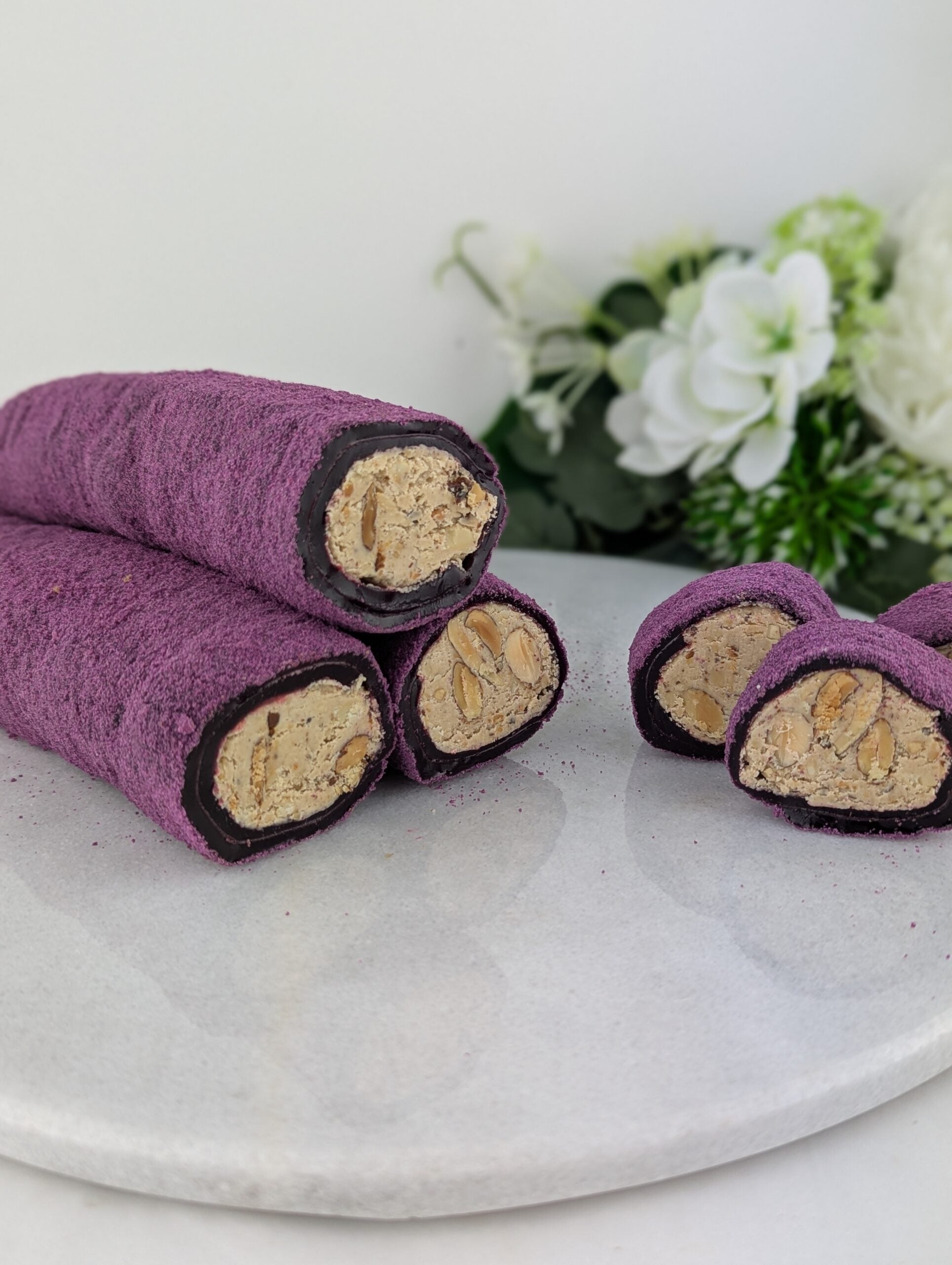 Sarma-Lokum ile Mor Menekşe Kabuğu, Dut ve Badem – 250 g