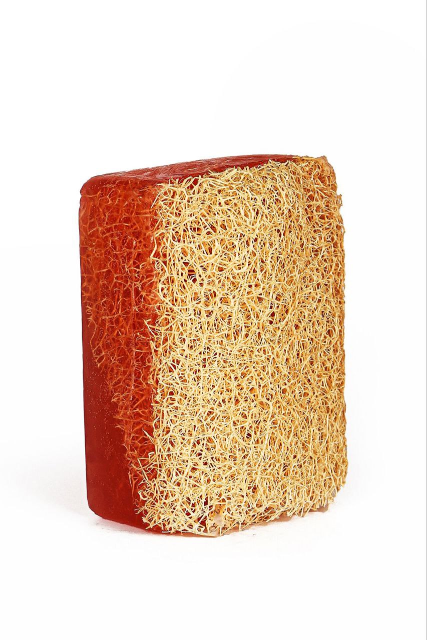 Rosen-Seife mit Kürbis-Fasern 110g