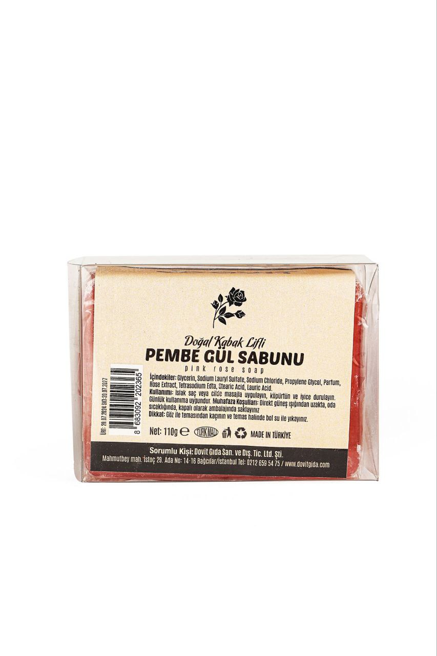 Rosen-Seife mit Kürbis-Fasern 110g