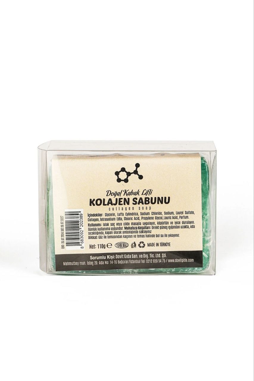 Kürbis-Fasern Seife mit Kollagen 110g