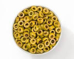Geschnittene grüne Oliven – 350 g