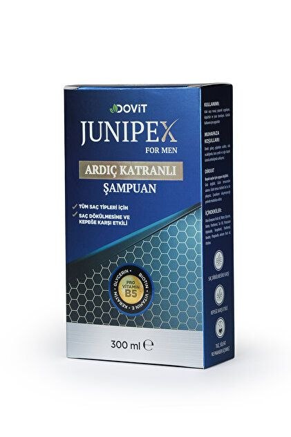 DOVİT Shampoo mit Wacholderteer 300 ml JUNIPEX FOR MEN